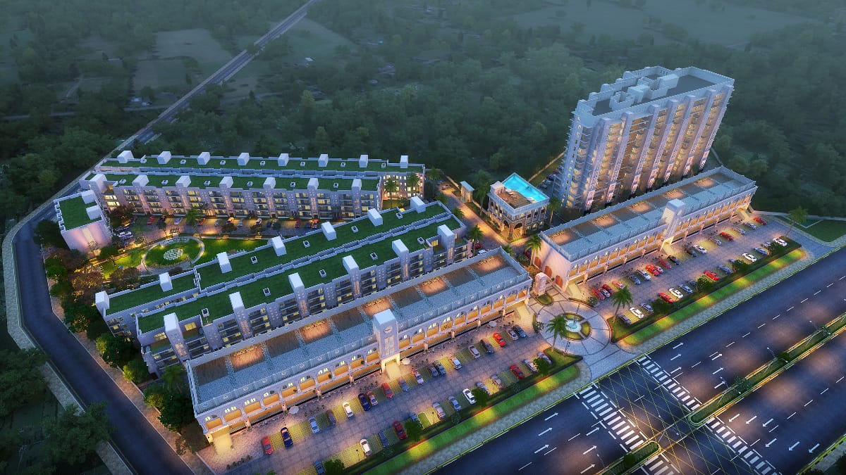 Ubber Mews Gate Kharar – Luxury 2BHK & 3BHK Flats in kharar | Rising Star Builtec | Flats in kharar | Flats for sale in kharar